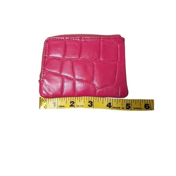 Free People Handbags - Free People Croc Embossed Coin Wallet